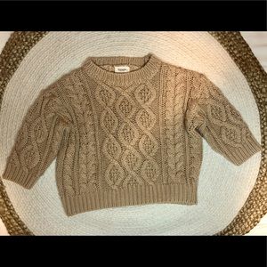 Kid’s Tan Knitted Sweater